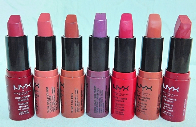 NYX Soft Matte Lipsticks_